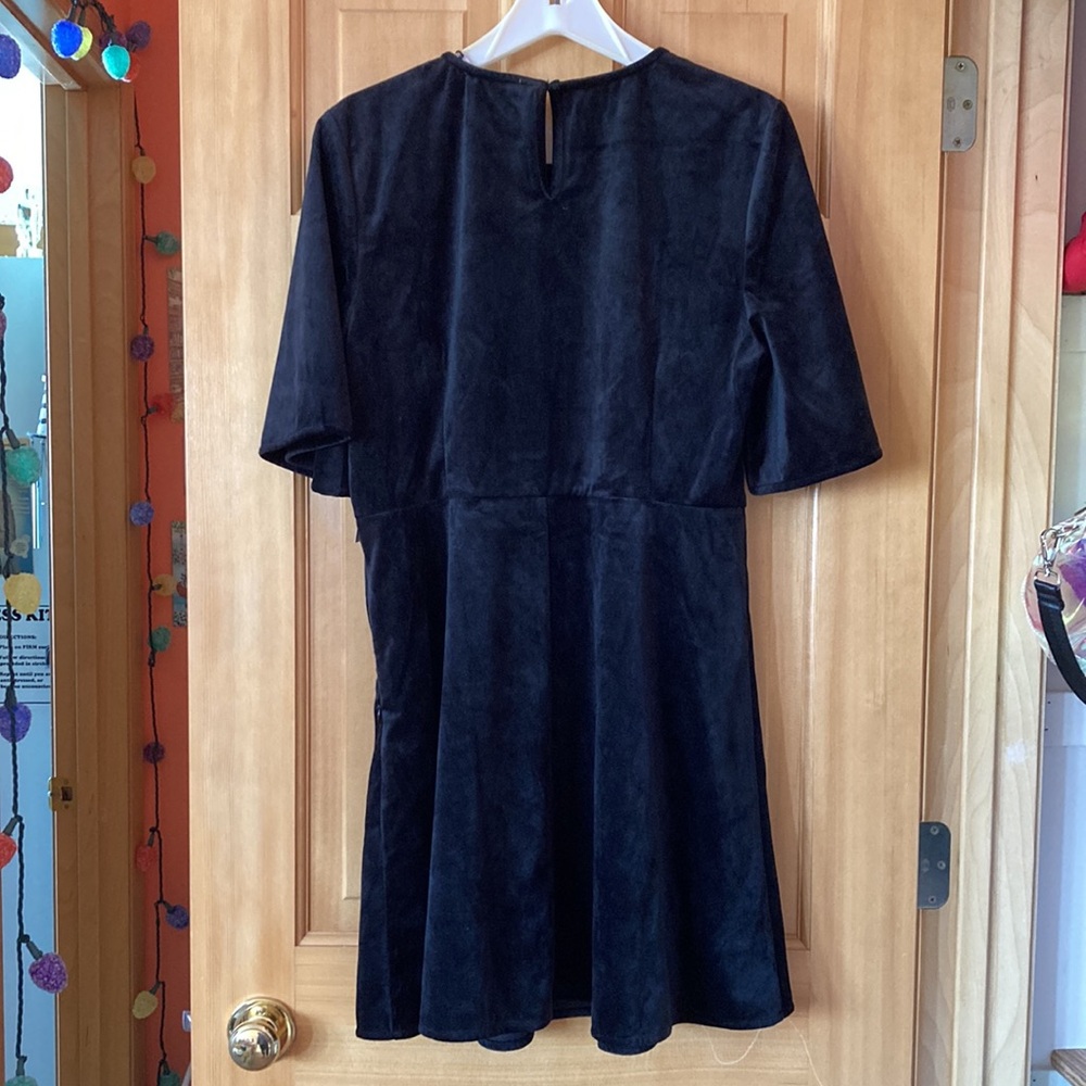 NWT Velvet Black Mini Dress - Picture 5 of 8